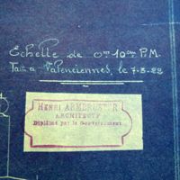 ARMBRUSTER Henri Architecte sur le monument