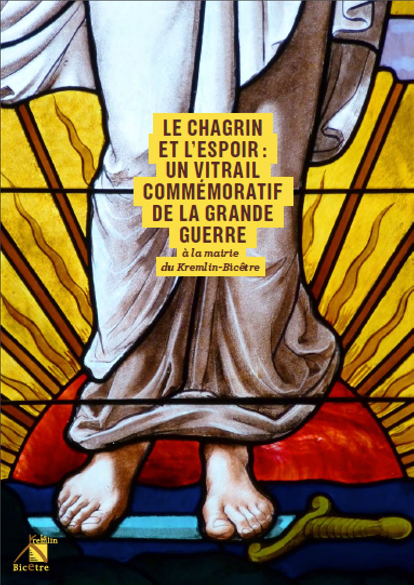 Un vitrail commémoratif de la Grande Guerre à la mairie du Kremlin-Bicêtre