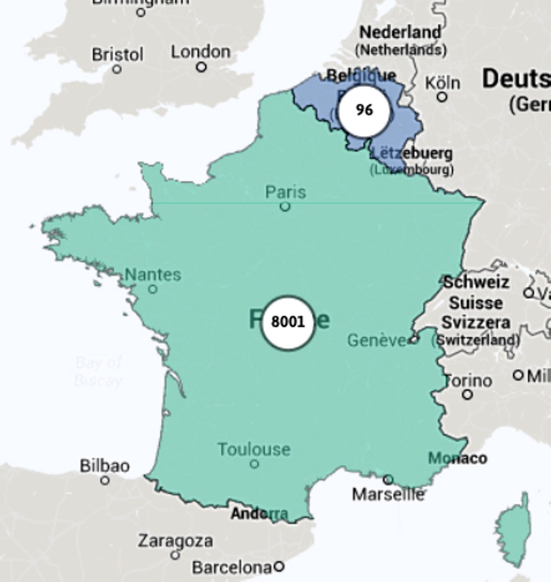 8000 monuments au 9 août 2014